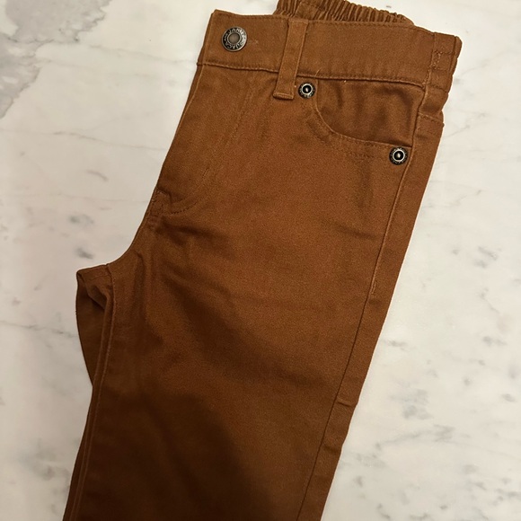 Janie and Jack Brown Straight Pant - Picture 9 of 13